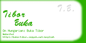 tibor buka business card